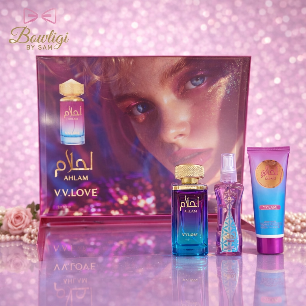 V.V Love Pink & Blue Gift Set | 5-Piece Fragrance Collection