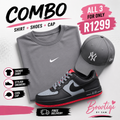 Nike Grey Hat Combo