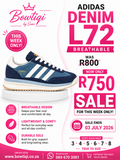Adidas L 72 Denim Blue