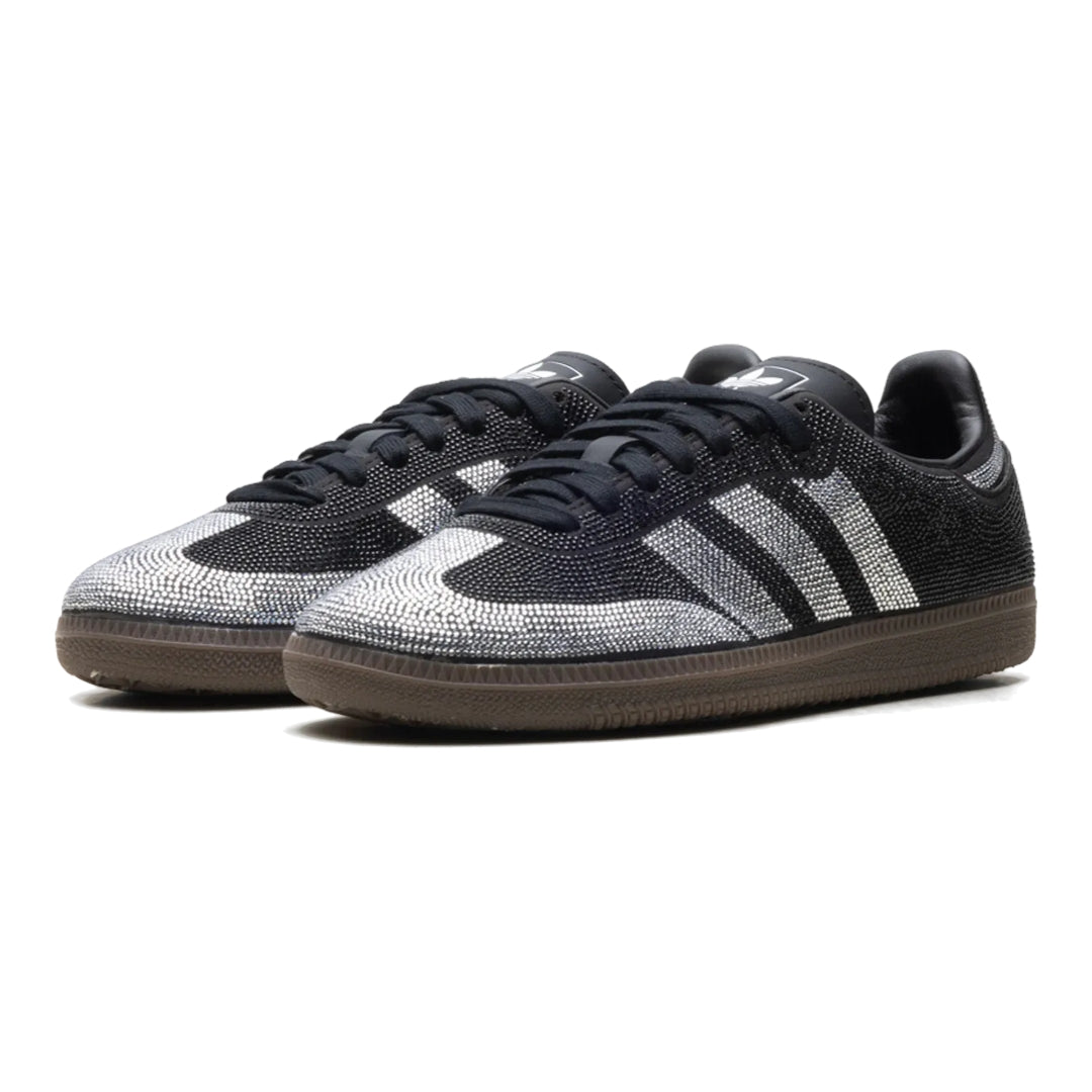 Samba Rinestone Black/Silver Stripe