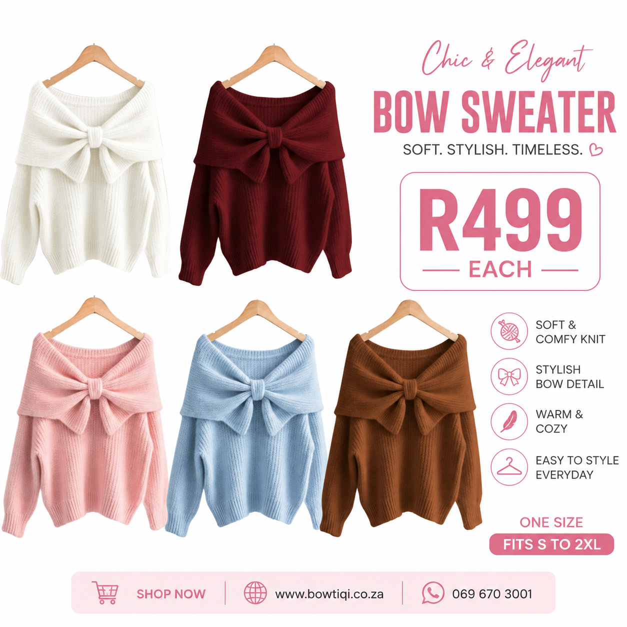 Soft Touch Bow Jersey