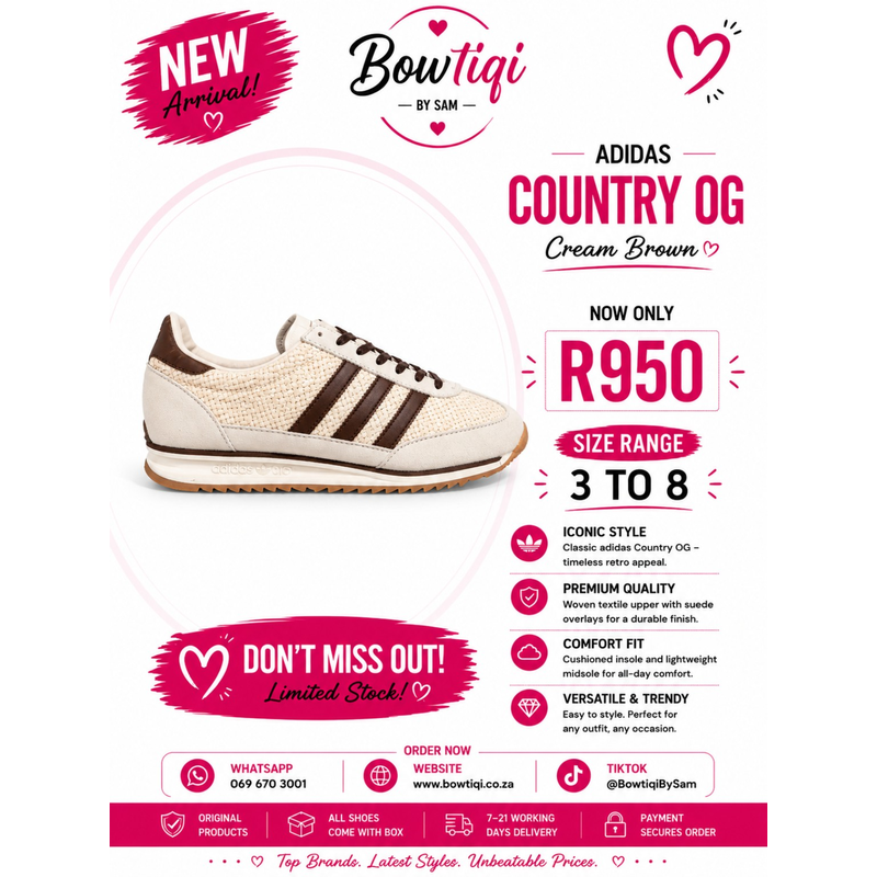 Adidas SL L72 Croshet Cream Brown
