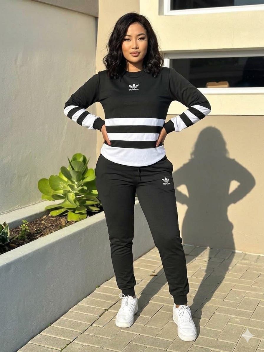 Adidas Vertistripe No Zip Tracksuit