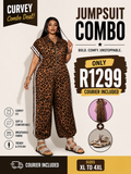 Curvey Leopard Jumpsuit Combo