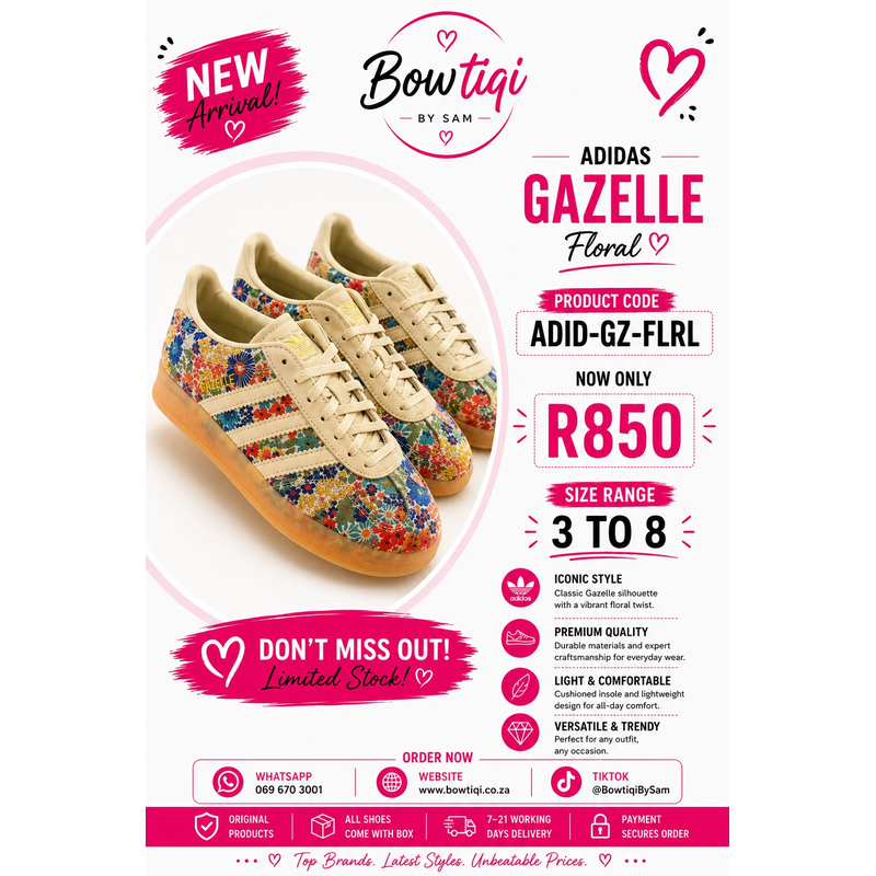 Adidas Gazelle Tapestry Floral