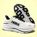 Hoka Bondi 9 White and Black