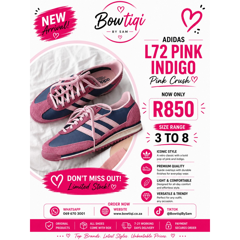 Adidas L 72 Pink Indigo