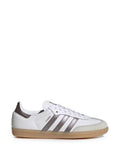 Samba White/ Silver Stripe