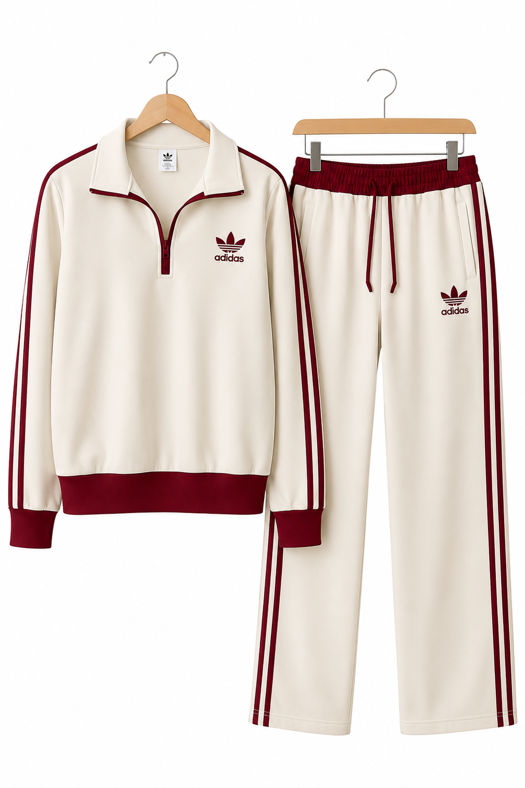 Adidas Original Cream Maroon
