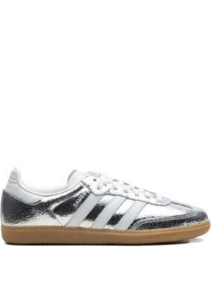 Samba White on Silver Stripe