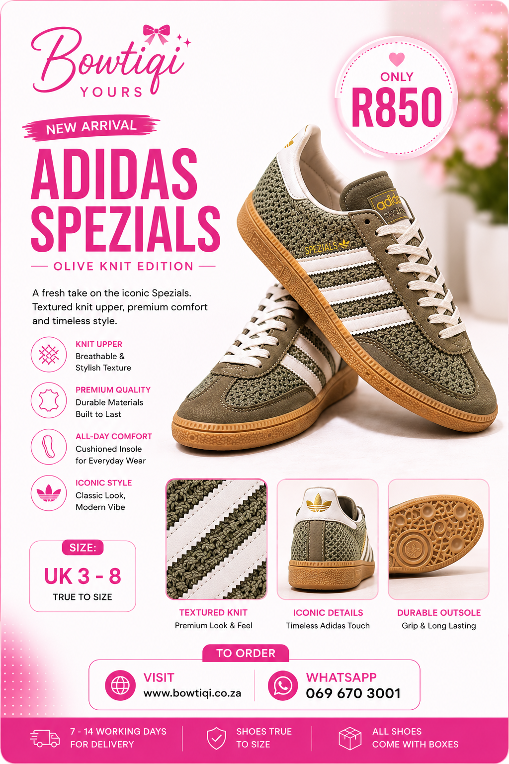 Adidas Green Croshet