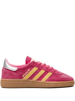Spezial Pink Silver Heel Yellow Stripe