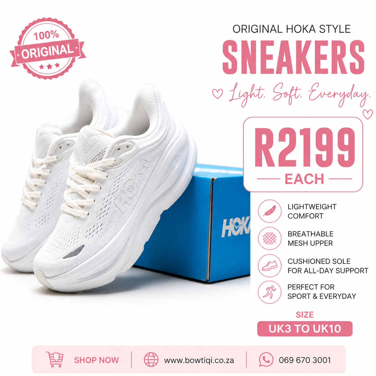 Original White Hokas