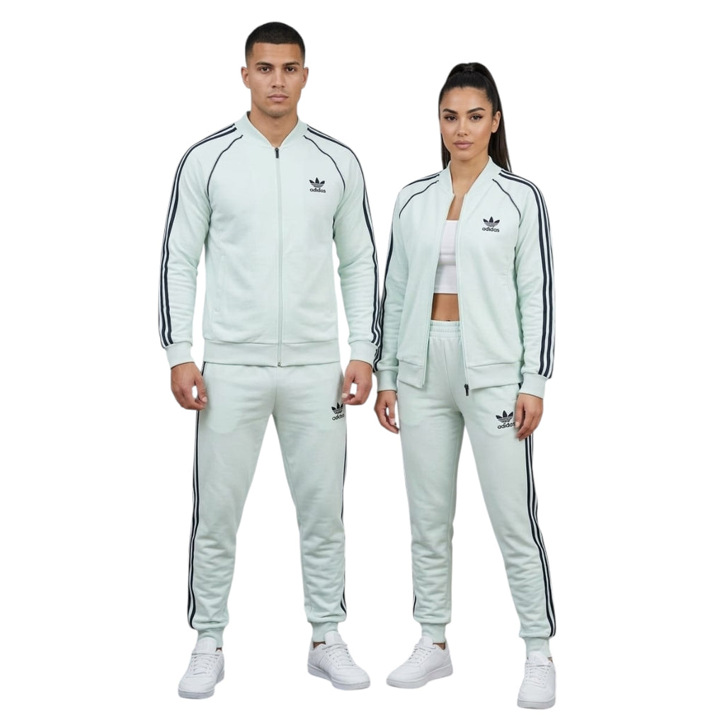 Adidas Unisex Full Zip Tracksuits