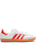 Samba White on Red Stripe