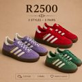 Adidas Lilac Red Green Combo
