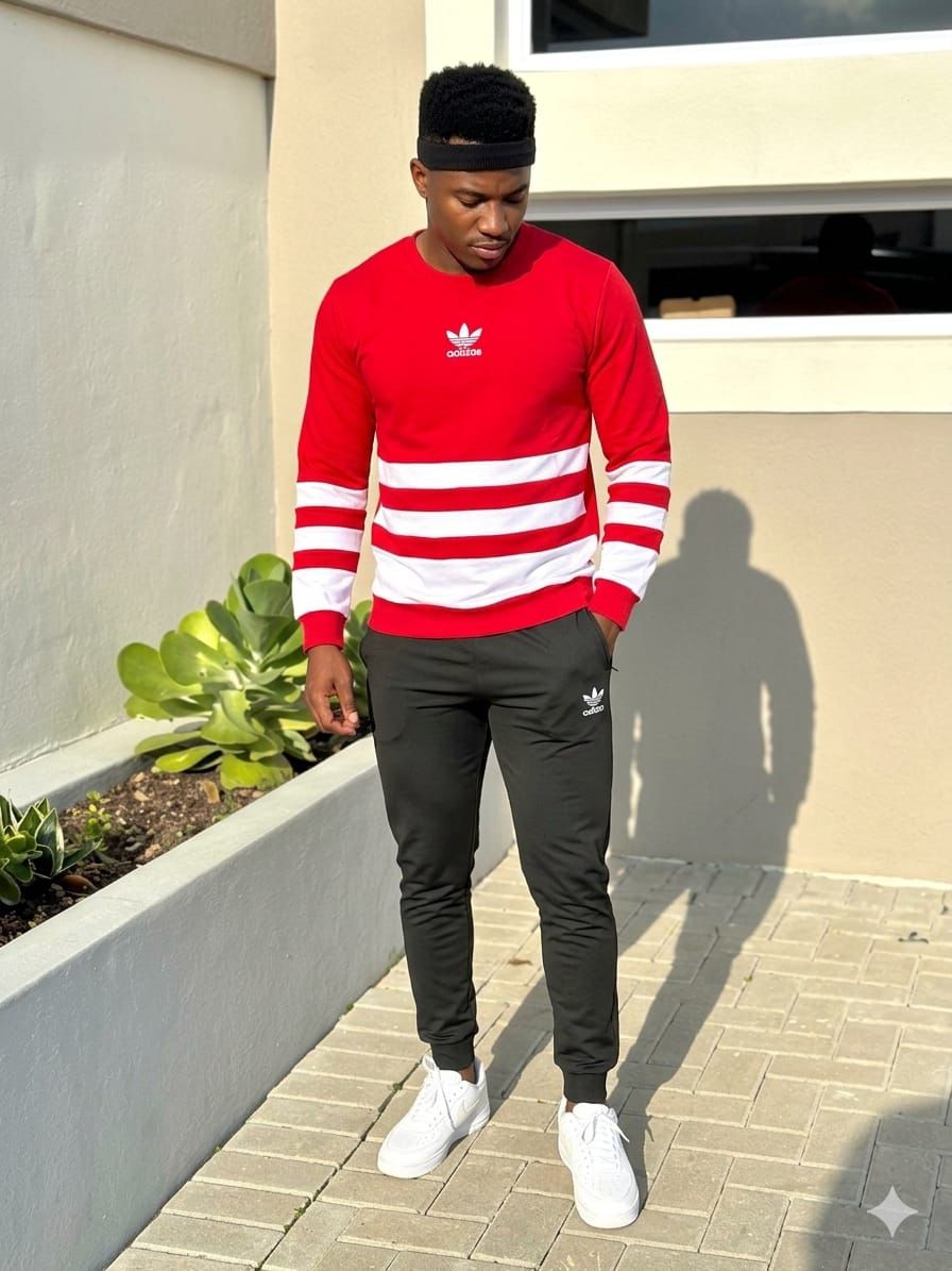 Adidas Vertistripe No Zip Tracksuit