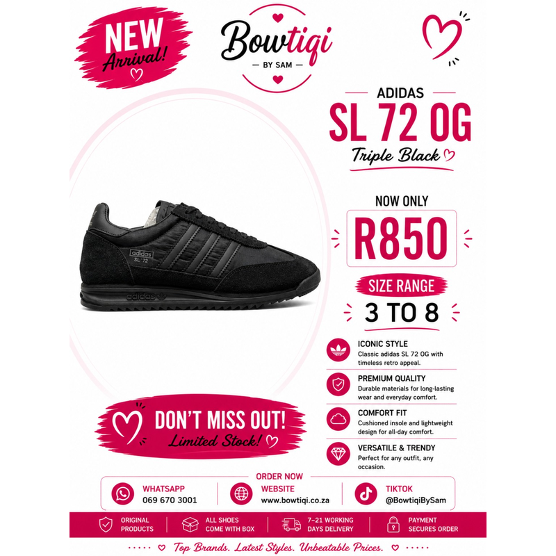 Adidas SL L72 Tripple Black