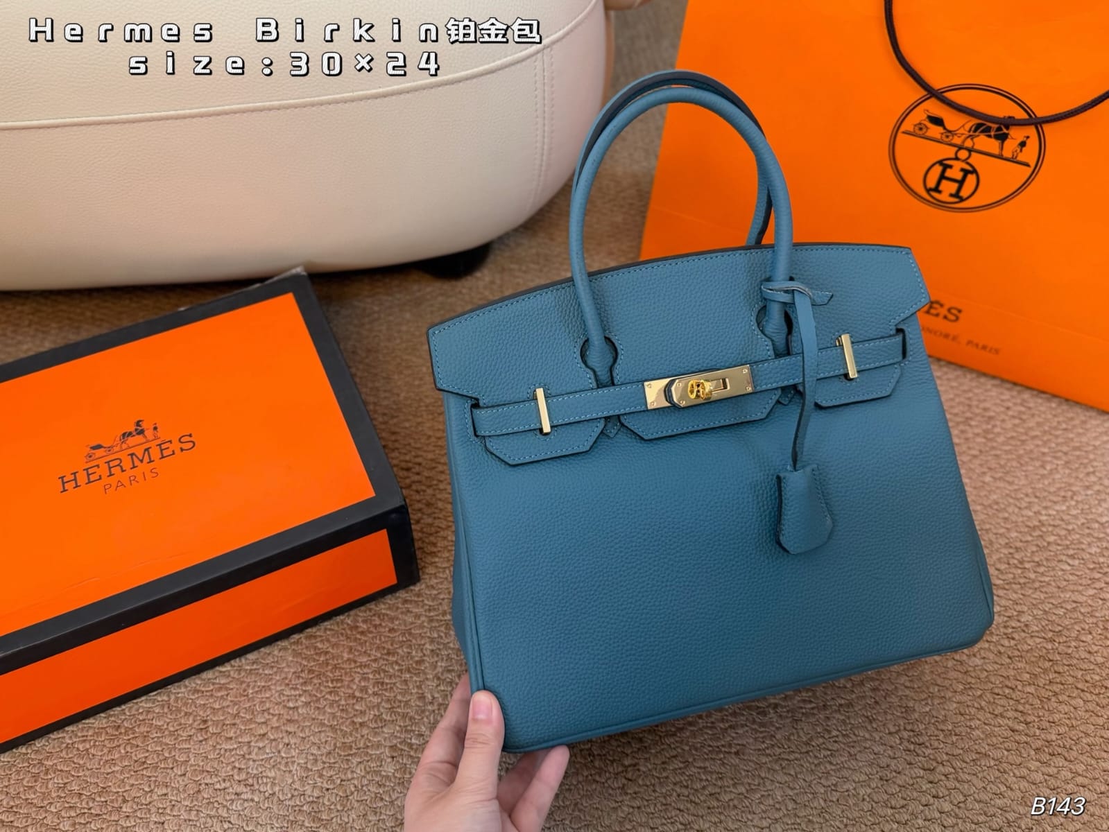 Turquoise Hermes Birkin