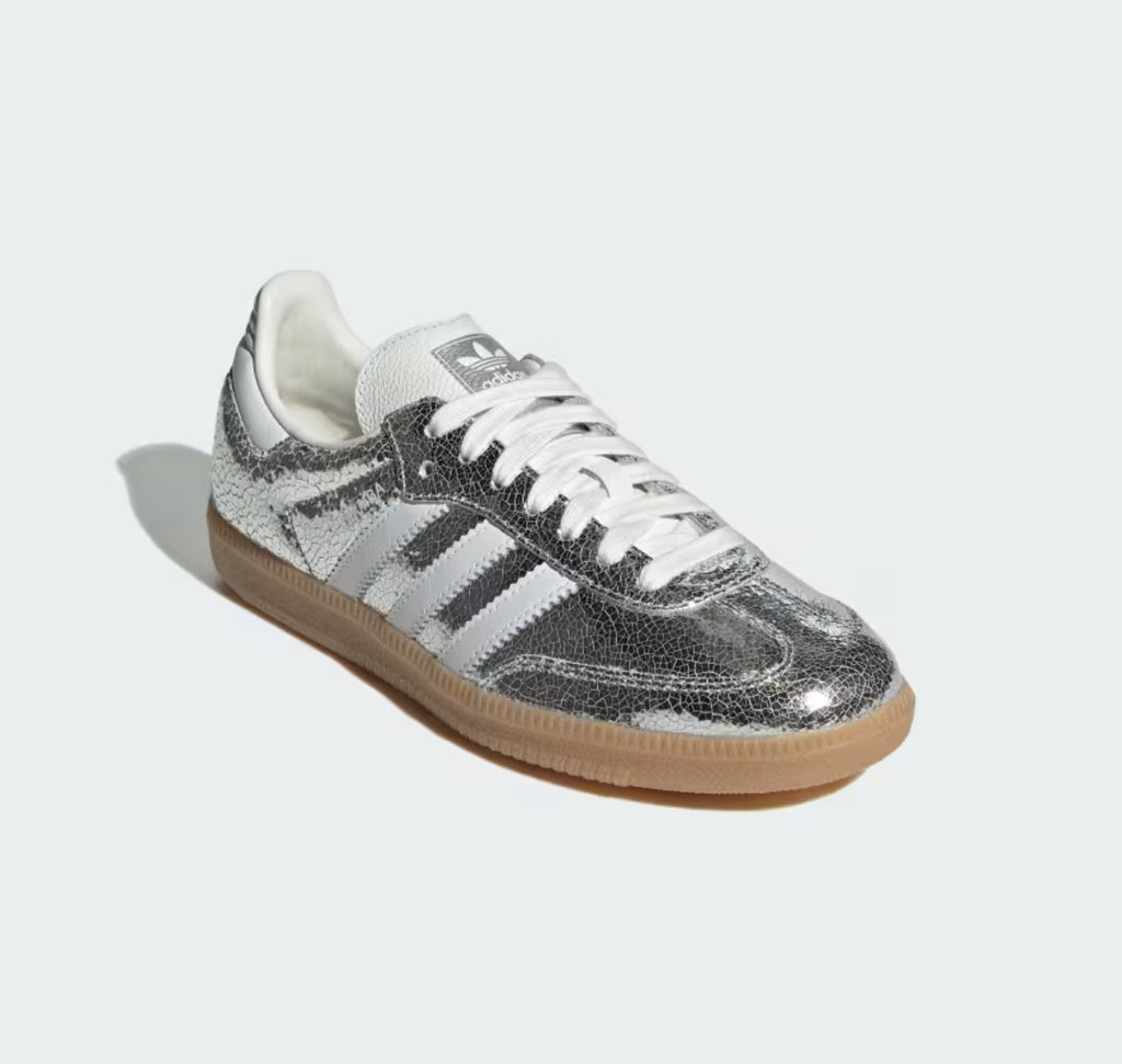 Samba Silver / White Stripe