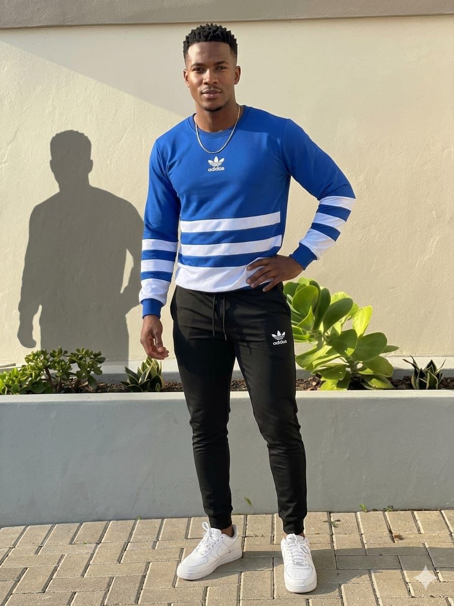 Adidas Vertistripe No Zip Tracksuit