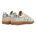 Gazelle Beige Blue Floral Stripe