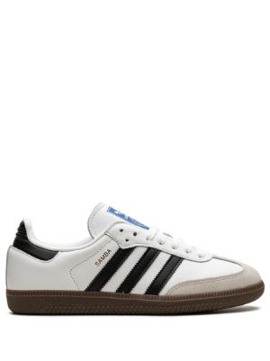Samba White on Black Stripe