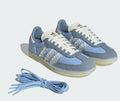 Samba Light Blue / Cream Frill Stripe