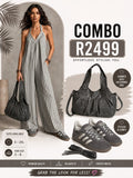 Grey Jumpsuit Combo