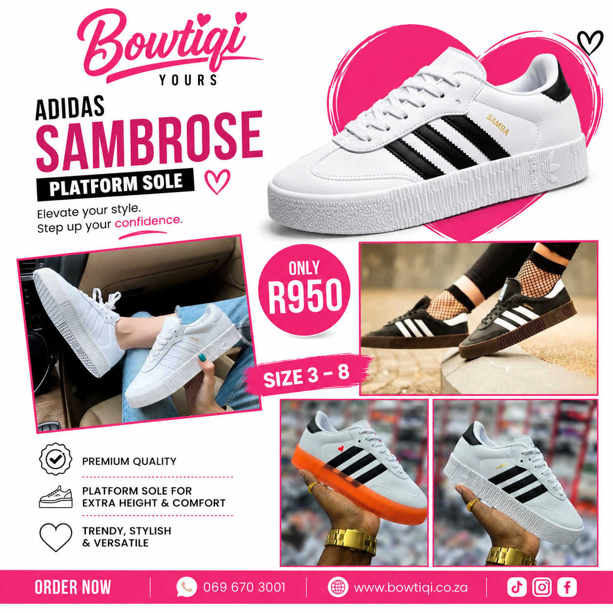 Adidas Sambrose Platform